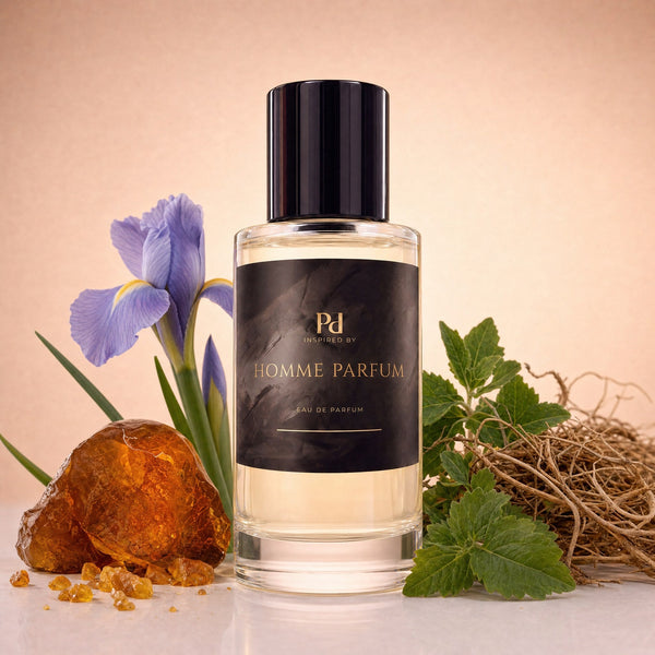 Dior Homme Parfum dupe från Perfume Drops – 50 ml eau de parfum med iris, läder och amber