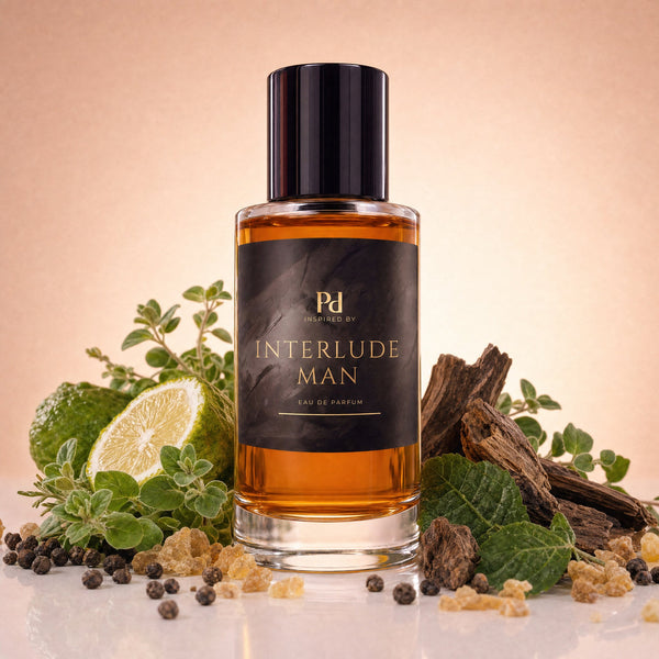 Interlude Man dupe från Perfume Drops – 50 ml eau de parfum med oud, läder och rökelse