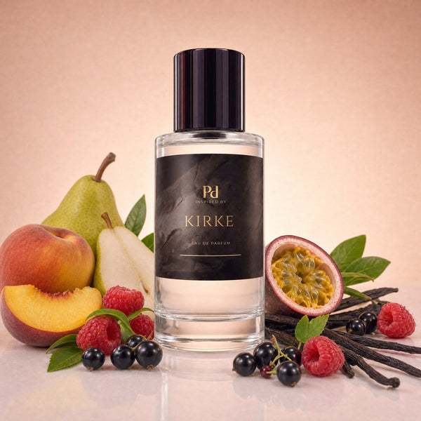 Kirke dupe från Perfume Drops – 50 ml eau de parfum med passionsfrukt, persika och vanilj