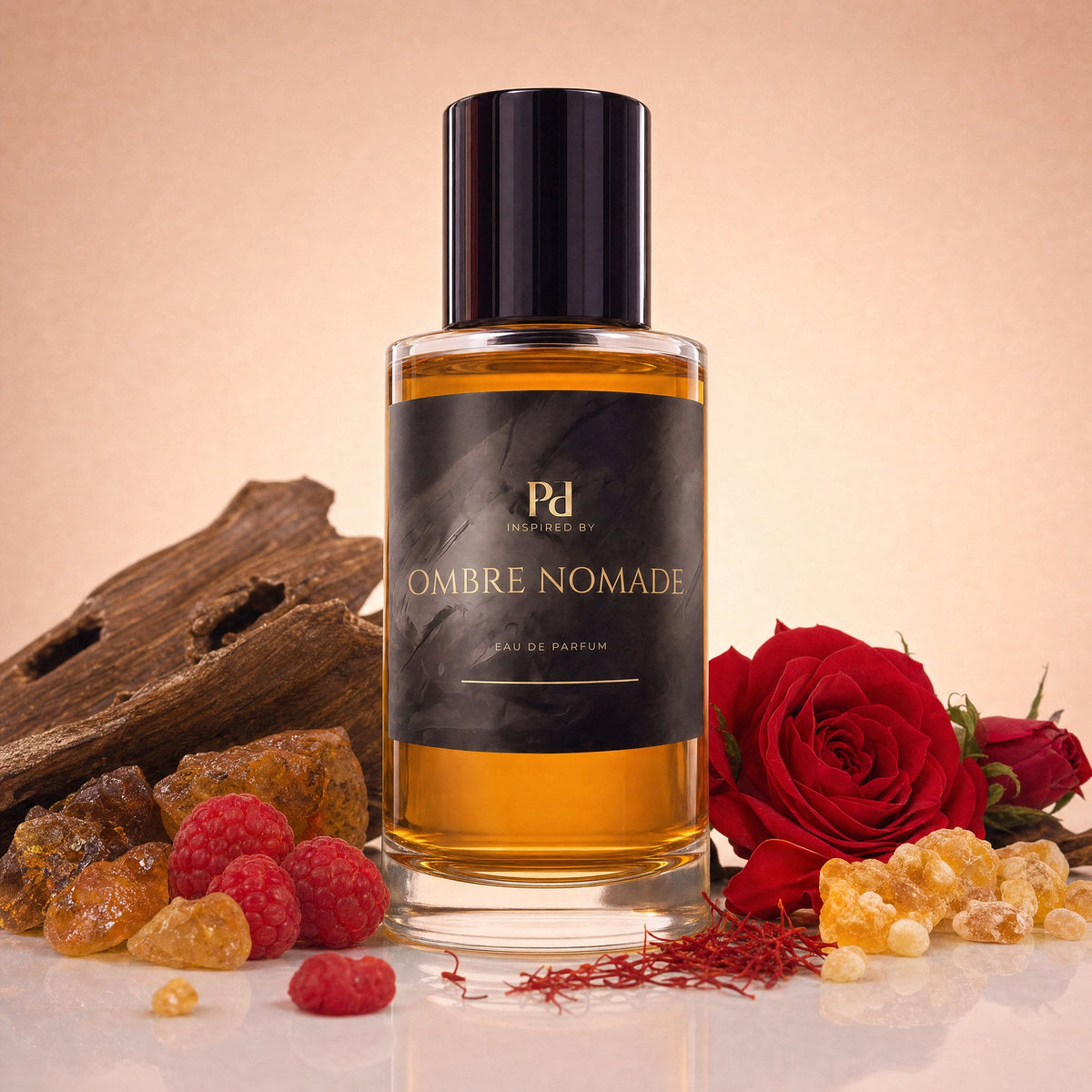 Ombre Nomade dupe från Perfume Drops – 50 ml eau de parfum med hallon, rökelse och oud
