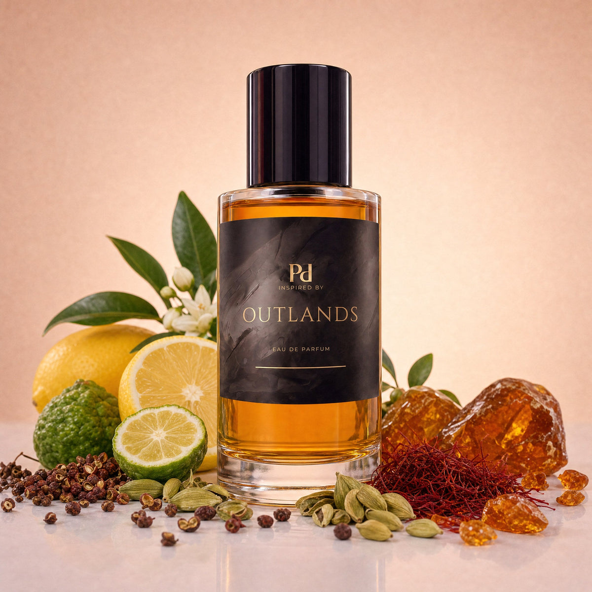 Outlands dupe från Perfume Drops – 50 ml eau de parfum med kardemumma, rökelse och amber