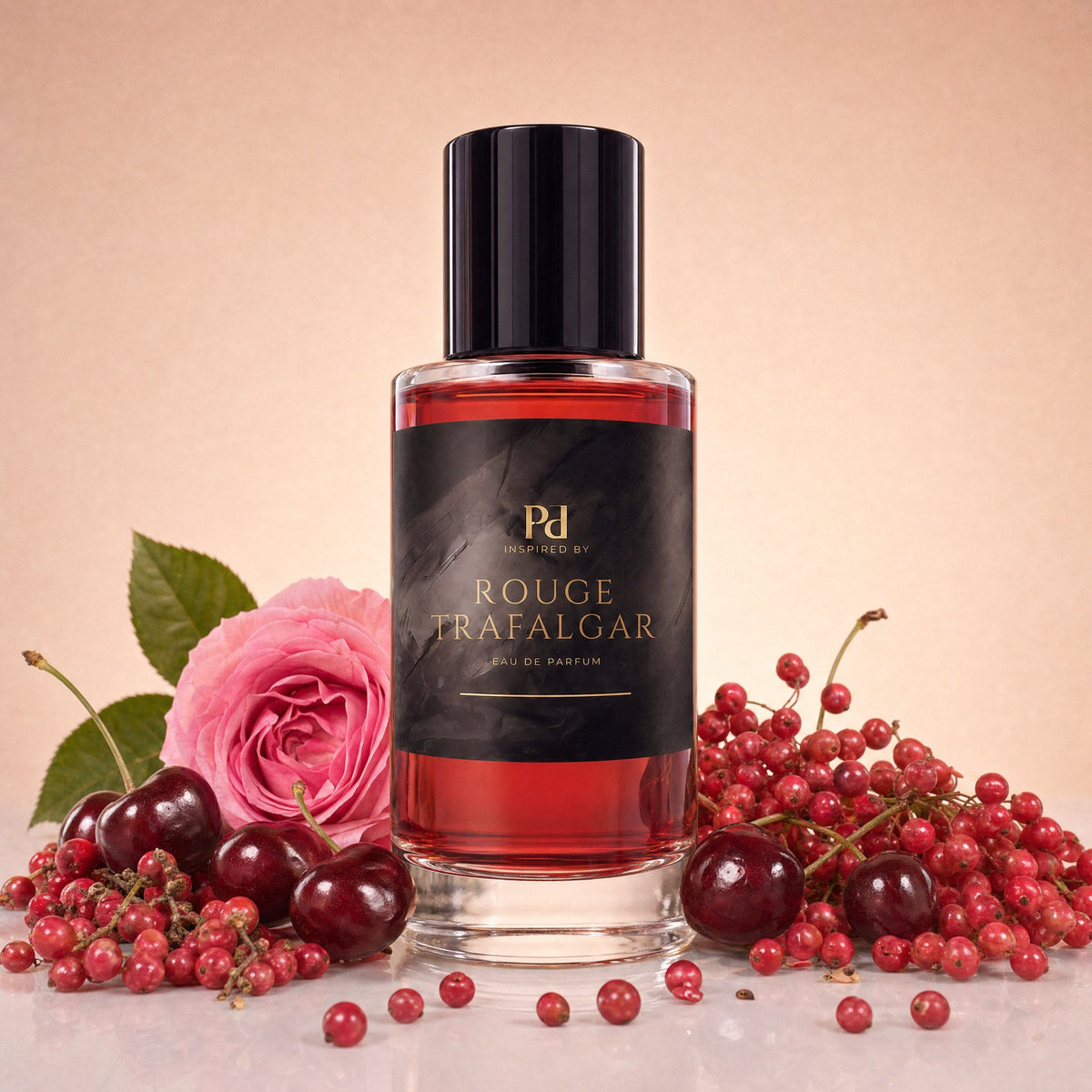 Rouge Trafalgar dupe från Perfume Drops – 50 ml eau de parfum med körsbär, turkisk ros och röda bär