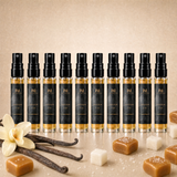 Testkit Vanilj & gourmand från Perfume Drops – tio 2 ml parfymprover med vaniljstänger, vaniljorkidé, kola och sockerbitar