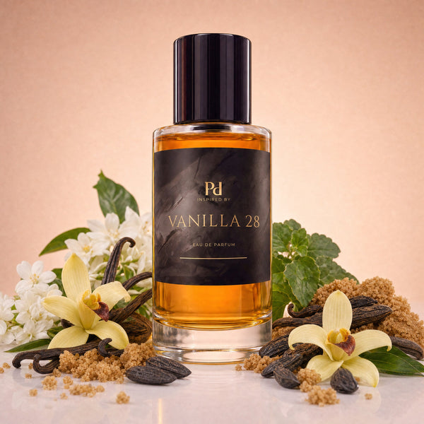 Vanilla 28 dupe från Perfume Drops – 50 ml eau de parfum med vaniljorkidé, farinsocker och amber